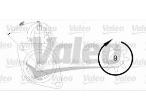 VALEO 455888 starteris 
 Elektros įranga -> Starterio sistema -> Starteris
1202139, 1202162, 6202047, 4504254