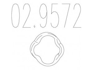 MTS 02.9572 atraminis buferis, triukšmo slopintuvas 
 Išmetimo sistema -> Surinkimo dalys -> Atskiros surinkimo dalys -> Guminė apsauga
18211723647