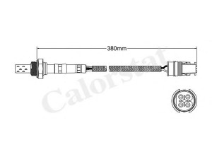 CALORSTAT by Vernet LS140276 lambda jutiklis 
 Variklis -> Variklio elektra
0005407117, 0005407417, 0005408117