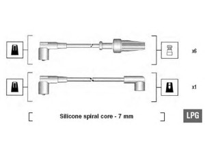 MAGNETI MARELLI 941085210571 uždegimo laido komplektas 
 Kibirkšties / kaitinamasis uždegimas -> Uždegimo laidai/jungtys