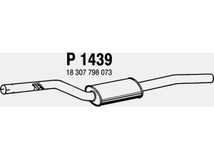 FENNO P1439 vidurinis duslintuvas 
 Išmetimo sistema -> Duslintuvas
18307798073