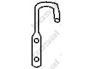 BOSAL 251-273 laikiklis, išmetimo sistema 
 Išmetimo sistema -> Surinkimo dalys -> Atskiros surinkimo dalys -> Gnybtas
E301-40-041B