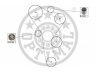 OPTIMAL SK-1593 paskirstymo diržo komplektas 
 Techninės priežiūros dalys -> Papildomas remontas
028 198 119 D, 028 198 119 D