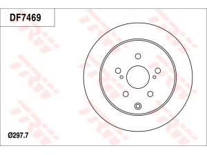 TRW DF7469 stabdžių diskas 
 Dviratė transporto priemonės -> Stabdžių sistema -> Stabdžių diskai / priedai
4243128130