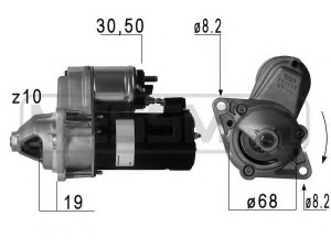 ERA 220691 starteris 
 Elektros įranga -> Starterio sistema -> Starteris
71739718, 09 115 192, 62 02 075