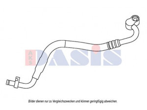 AKS DASIS 885890N aukšto slėgio linija, oro kondicionavimas 
 Oro kondicionavimas -> Žarnelės/vamzdeliai
2218301816, A2218301816