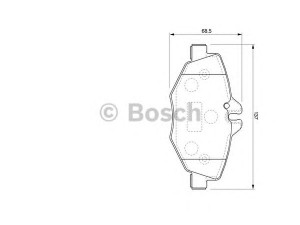 BOSCH 0 986 424 787 stabdžių trinkelių rinkinys, diskinis stabdys
003 420 65 20, 003 420 99 20, A 003 420 65 20
