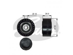 GATES T36190 kreipiantysis skriemulys, V formos rumbuotas diržas 
 Diržinė pavara -> V formos rumbuotas diržas/komplektas -> Laisvasis/kreipiamasis skriemulys
16114229, 1611422980, 5751.98, 5751.C9