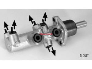 BENDIX 133038B pagrindinis cilindras, stabdžiai 
 Stabdžių sistema -> Pagrindinis stabdžių cilindras
4601N5, 9949588, 9949588, 4601N5