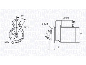 MAGNETI MARELLI 063521070730 starteris 
 Elektros įranga -> Starterio sistema -> Starteris
06B911023, 06B911023B, 06B911023X