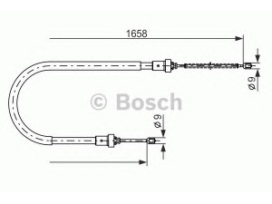 BOSCH 1 987 482 234 trosas, stovėjimo stabdys 
 Stabdžių sistema -> Valdymo svirtys/trosai
82 00 745 723, 82 00 745 723