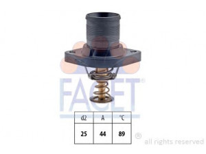 FACET 7.8423 termostatas, aušinimo skystis 
 Aušinimo sistema -> Termostatas/tarpiklis -> Thermostat
1338 A0, 9630066680, 1338 A0