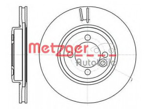 METZGER 61081.10 stabdžių diskas 
 Stabdžių sistema -> Diskinis stabdys -> Stabdžių diskas
34116774985, 34116858651