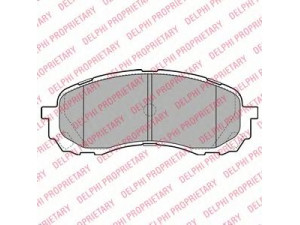 DELPHI LP2128 stabdžių trinkelių rinkinys, diskinis stabdys 
 Techninės priežiūros dalys -> Papildomas remontas
26296-AE190, 26296-AE200