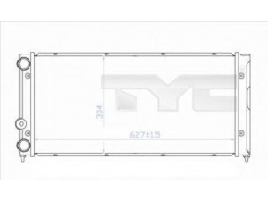 TYC 737-0035 radiatorius, variklio aušinimas 
 Aušinimo sistema -> Radiatorius/alyvos aušintuvas -> Radiatorius/dalys
353121253N