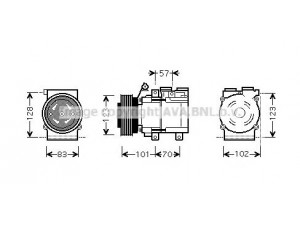 PRASCO HYAK219 kompresorius, oro kondicionierius 
 Oro kondicionavimas -> Kompresorius/dalys
977012E100, 977012E100