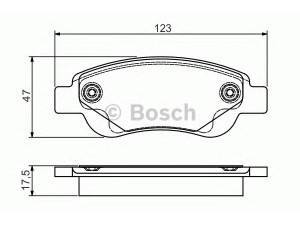 BOSCH 0 986 495 085 stabdžių trinkelių rinkinys, diskinis stabdys 
 Techninės priežiūros dalys -> Papildomas remontas
4253 27, 4253 28, 4253 27, 044650H020