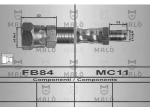 MAL? 80338 stabdžių žarnelė 
 Stabdžių sistema -> Stabdžių žarnelės
6314280135, 6314280235, 6314280335