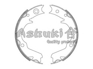 ASHUKI HRK13126 stabdžių trinkelių komplektas; stabdžių trinkelių komplektas, stovėjimo stabdis 
 Stabdžių sistema -> Rankinis stabdys
26694-AE020, 26694-AE030, 26694-AE050