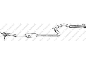 BOSAL 289-135 vidurinis duslintuvas 
 Išmetimo sistema -> Duslintuvas
KK13540600B, KK13540600C