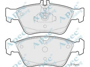 APEC braking PAD886 stabdžių trinkelių rinkinys, diskinis stabdys 
 Techninės priežiūros dalys -> Papildomas remontas
0024204420, 0024209620, 0044200220