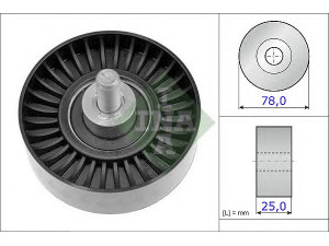 INA 532 0705 10 kreipiantysis skriemulys, V formos rumbuotas diržas 
 Diržinė pavara -> V formos rumbuotas diržas/komplektas -> Laisvasis/kreipiamasis skriemulys
5751E4, 9653342680