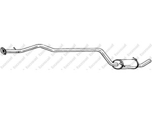 BOSAL 286-247 vidurinis duslintuvas 
 Išmetimo sistema -> Duslintuvas
1003545, 1054728, 1056904, 1071965