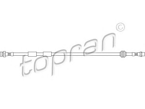 TOPRAN 110 409 stabdžių žarnelė 
 Stabdžių sistema -> Stabdžių žarnelės
7M3 611 701, 7M3 611 701A, 7M3 611 701B