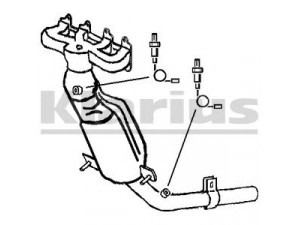 KLARIUS 322079 katalizatoriaus keitiklis 
 Išmetimo sistema -> Katalizatoriaus keitiklis
55191955, 55191955, 55191955