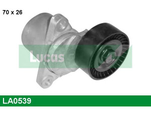 LUCAS ENGINE DRIVE LA0539 įtempiklio skriemulys, V formos rumbuotas diržas 
 Diržinė pavara -> V formos rumbuotas diržas/komplektas -> Įtempiklio skriemulys
25281-27000