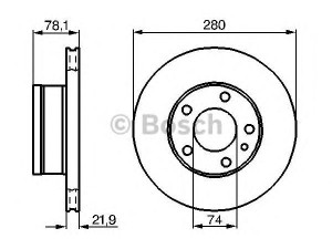 BOSCH 0 986 478 041 stabdžių diskas 
 Dviratė transporto priemonės -> Stabdžių sistema -> Stabdžių diskai / priedai
34 11 1 116 940, 34 11 1 119 563