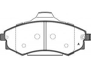 OPEN PARTS BPA0318.82 stabdžių trinkelių rinkinys, diskinis stabdys 
 Techninės priežiūros dalys -> Papildomas remontas
5810117A00, 58101M2A02