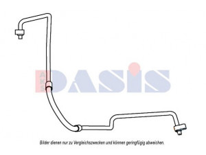 AKS DASIS 885830N aukšto slėgio linija, oro kondicionavimas 
 Oro kondicionavimas -> Žarnelės/vamzdeliai
1255744, 1305853, 1370301, 1465448