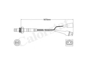 CALORSTAT by Vernet LS130040 lambda jutiklis 
 Išmetimo sistema -> Lambda jutiklis
605376500, 25172604, 1378123, 13781230