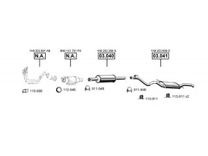 ASMET VA032175 išmetimo sistema