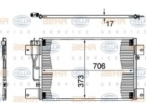 HELLA 8FC 351 307-361 kondensatorius, oro kondicionierius 
 Oro kondicionavimas -> Kondensatorius
1 446 258, 1 782 207, 1 790 840