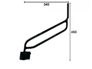 ALKAR 9405008 laikiklis, išorinis veidrodėlis