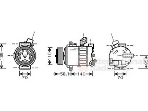 VAN WEZEL 5800K285 kompresorius, oro kondicionierius 
 Oro kondicionavimas -> Kompresorius/dalys
5N0 820 803, 5N0820803, 5N0820803A