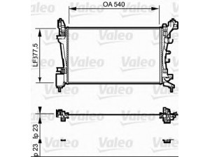 VALEO 735097 radiatorius, variklio aušinimas 
 Aušinimo sistema -> Radiatorius/alyvos aušintuvas -> Radiatorius/dalys
1300279, 1300279, 55701408