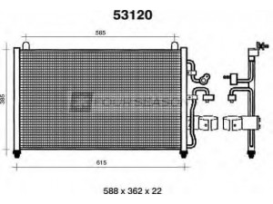 STANDARD F4-53120 kondensatorius, oro kondicionierius 
 Oro kondicionavimas -> Kondensatorius
96207354, 96207354