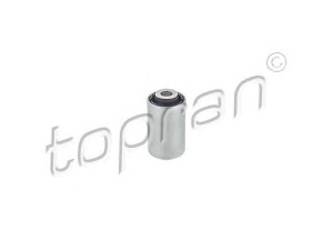 TOPRAN 115 508 valdymo svirties/išilginių svirčių įvorė 
 Ašies montavimas/vairavimo mechanizmas/ratai -> Valdymo svirtis/pasukamosios svirties sujungimas -> Montavimas/sutvirtinimas
2H0 412 333A