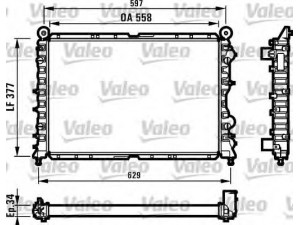 VALEO 731591 radiatorius, variklio aušinimas 
 Aušinimo sistema -> Radiatorius/alyvos aušintuvas -> Radiatorius/dalys
0060603939, 0060610873, 0060623447