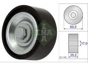 INA 532 0715 10 kreipiantysis skriemulys, V formos rumbuotas diržas 
 Diržinė pavara -> V formos rumbuotas diržas/komplektas -> Laisvasis/kreipiamasis skriemulys
119233042R, 8200598966, 119233042R