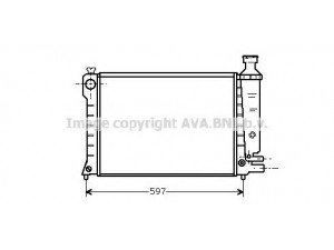AVA QUALITY COOLING CN2036 radiatorius, variklio aušinimas 
 Aušinimo sistema -> Radiatorius/alyvos aušintuvas -> Radiatorius/dalys
1300L9, 96031483, 1300L9, 96031483