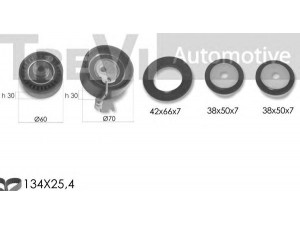 TREVI AUTOMOTIVE KD1364S paskirstymo diržo komplektas 
 Techninės priežiūros dalys -> Papildomas remontas