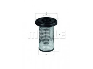 KNECHT LX 576 oro filtras 
 Techninės priežiūros dalys -> Techninės priežiūros intervalai
95496951, 95599502, 95643756, 95643756