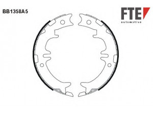 FTE BB1358A5 stabdžių trinkelių komplektas, stovėjimo stabdis 
 Stabdžių sistema -> Rankinis stabdys
46540-28010, 46540-44010, 46540-50010