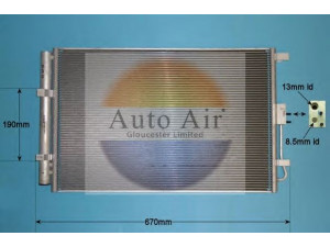 AUTO AIR GLOUCESTER 16-1429 kondensatorius, oro kondicionierius 
 Oro kondicionavimas -> Kondensatorius
976062K600