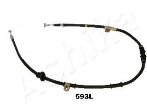 ASHIKA 131-05-593L trosas, stovėjimo stabdys 
 Stabdžių sistema -> Valdymo svirtys/trosai
MB520347
