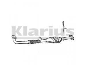 KLARIUS 321516 katalizatoriaus keitiklis 
 Išmetimo sistema -> Katalizatoriaus keitiklis
GEX33752, WCD000980, WCD001900